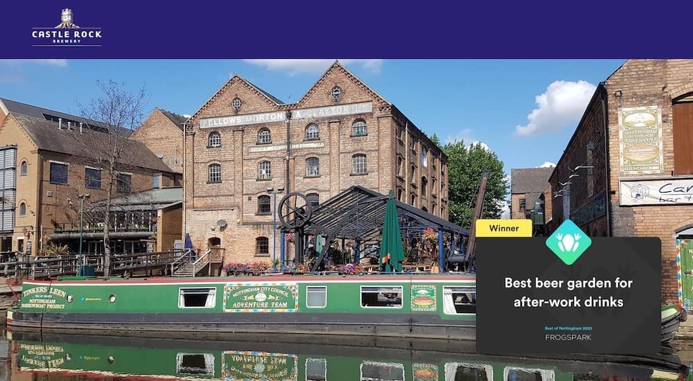 Best of Nottingham 2020 - Frogspark Award - Web Design & Marketing Agency - Canalhouse