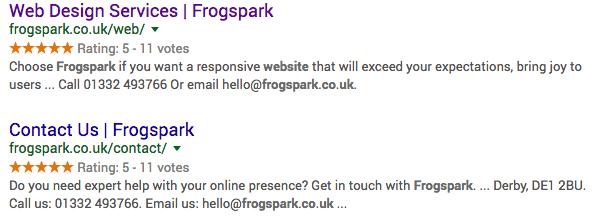 Structured Data Frogspark Digital Marketing
